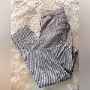 Hollister XS straight leg striped pants